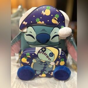 SDCC Limited Edition Bedtime Stitch Glow Mini Backpack